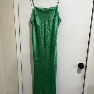 Topshop midi Green Dress
